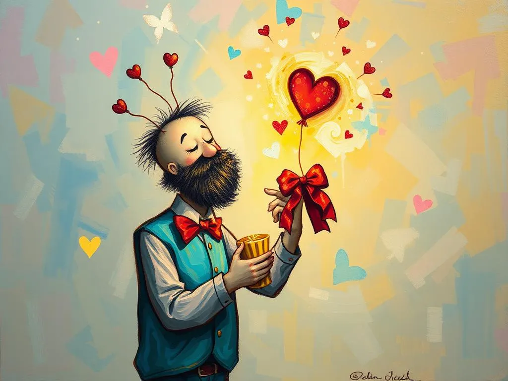 dream symbol guy giving gifts