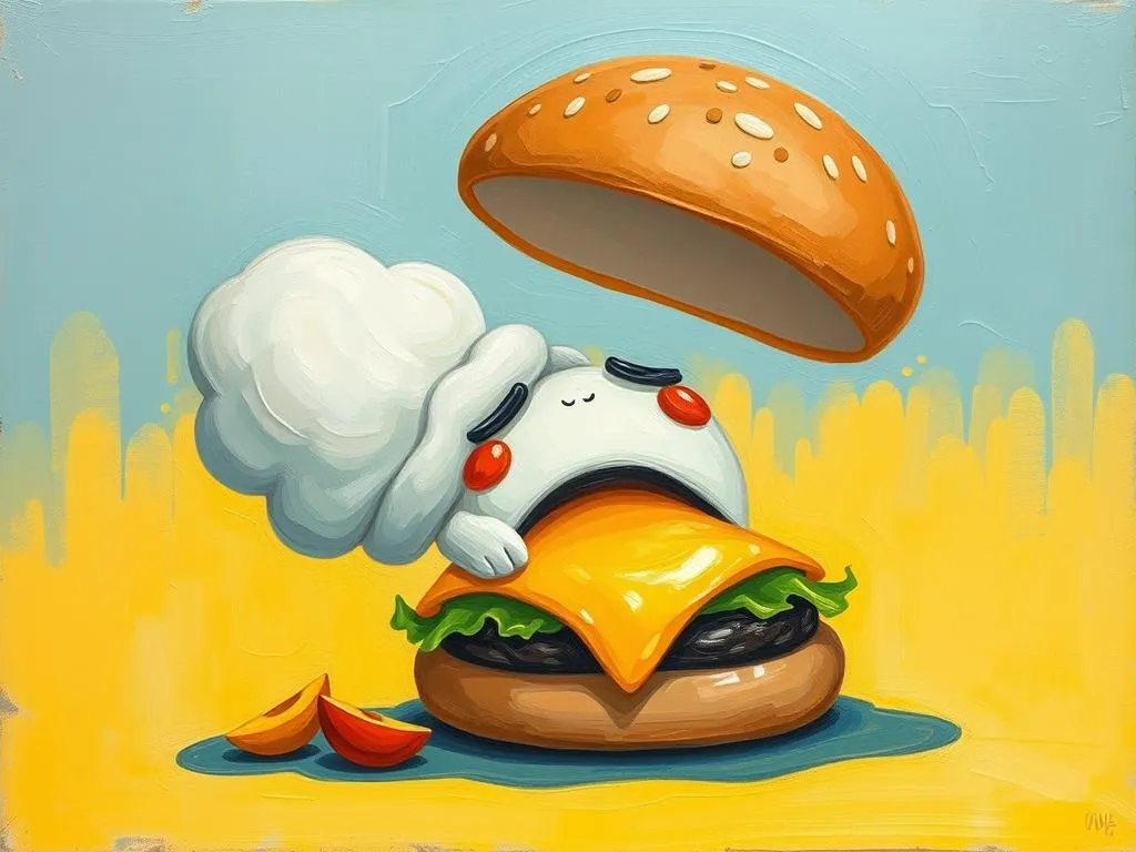 dream symbol hamburger craving comfort or feeling overwhelmed