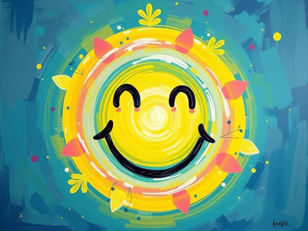 dream symbol happy smile sign positivity joy