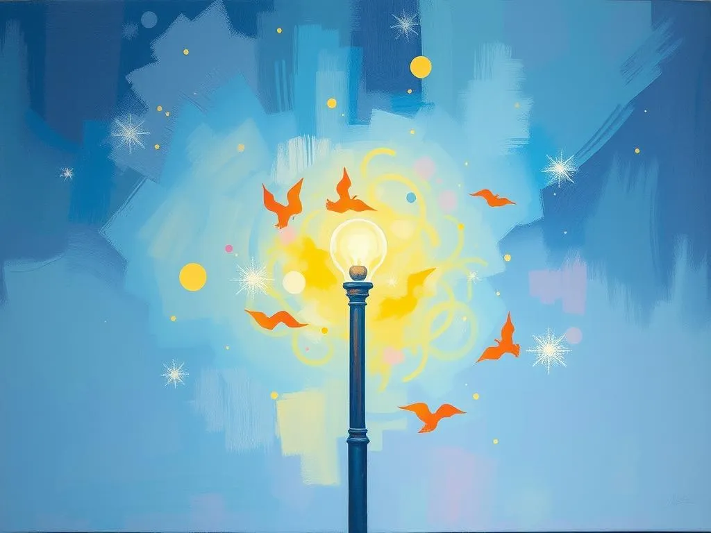 dream symbol light poles