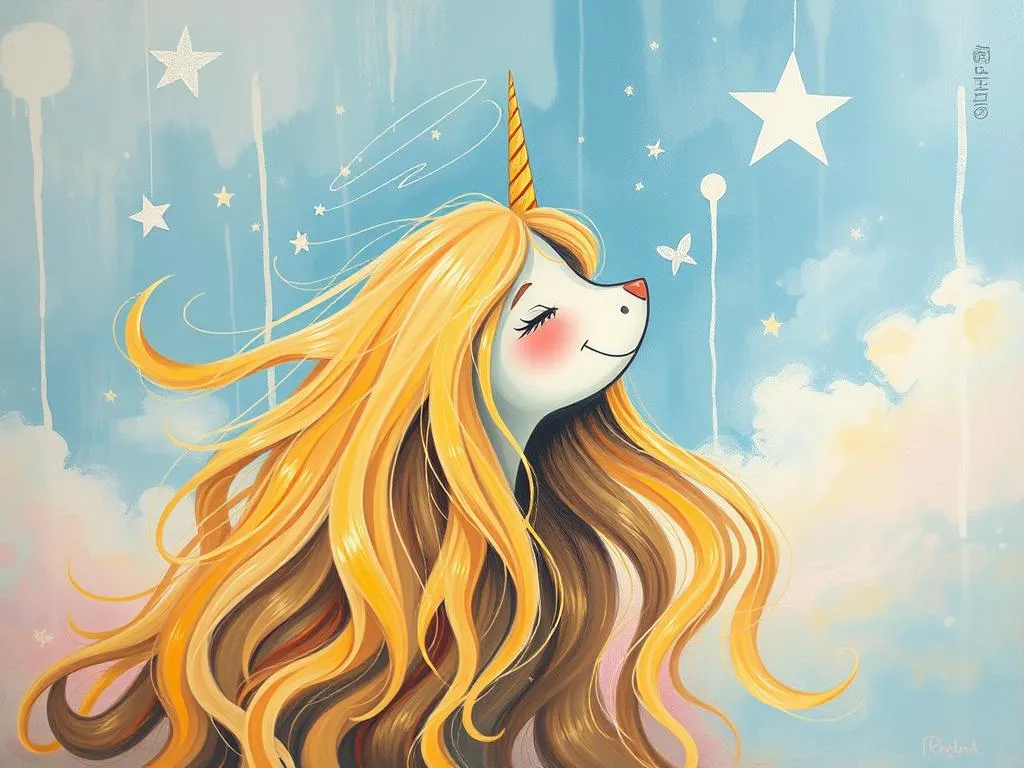 dream symbol long golden hair