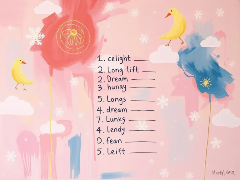 Dream Symbol Long List