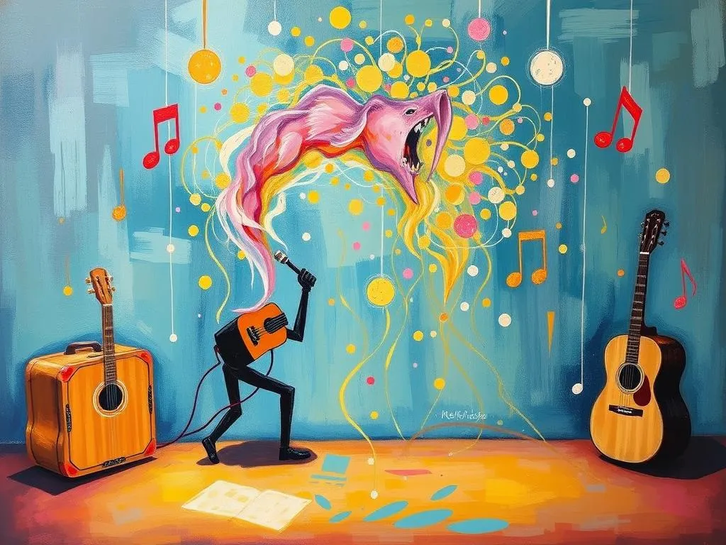 dream symbol loud music