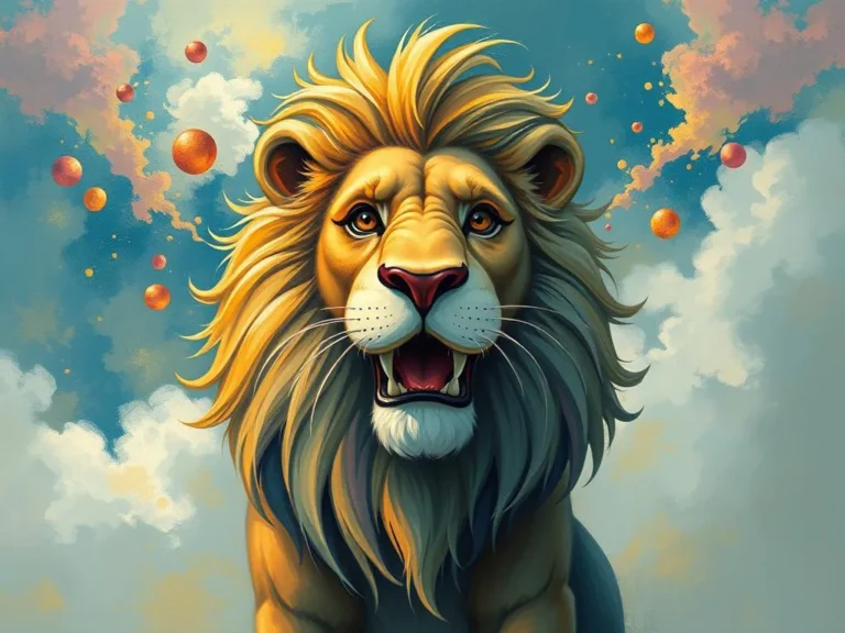 Dream Symbol Male Lion Power Courage and Strength