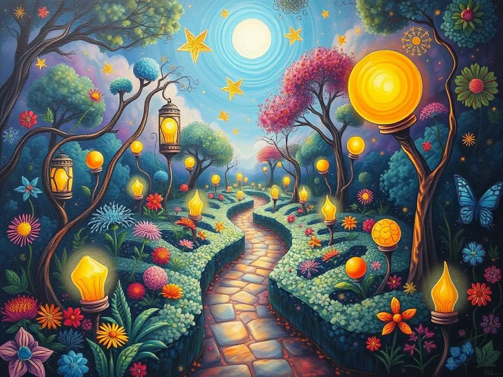 dream symbol maze garden guiding you through your lifes path