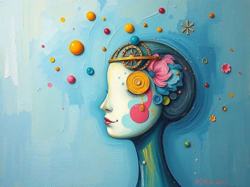 dream symbol oil on head