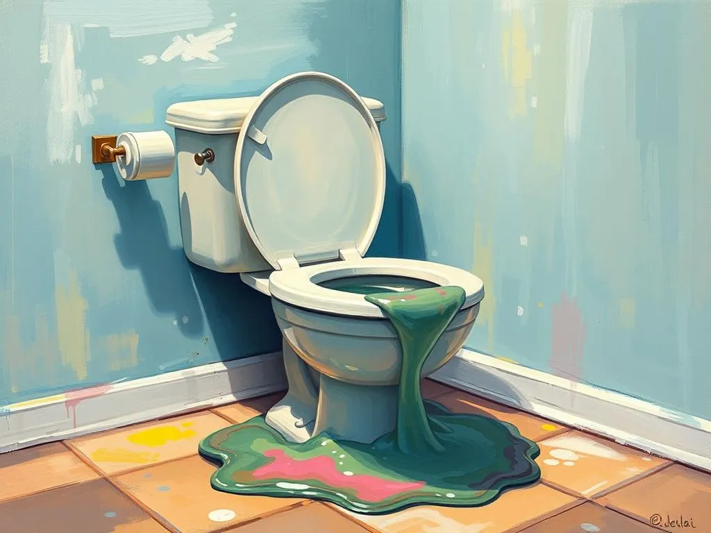 dream symbol overflowing toilet uncovering its meaning