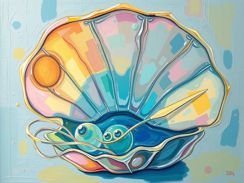 dream symbol oyster shaped glass structure