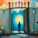 dream symbol person behind a gate