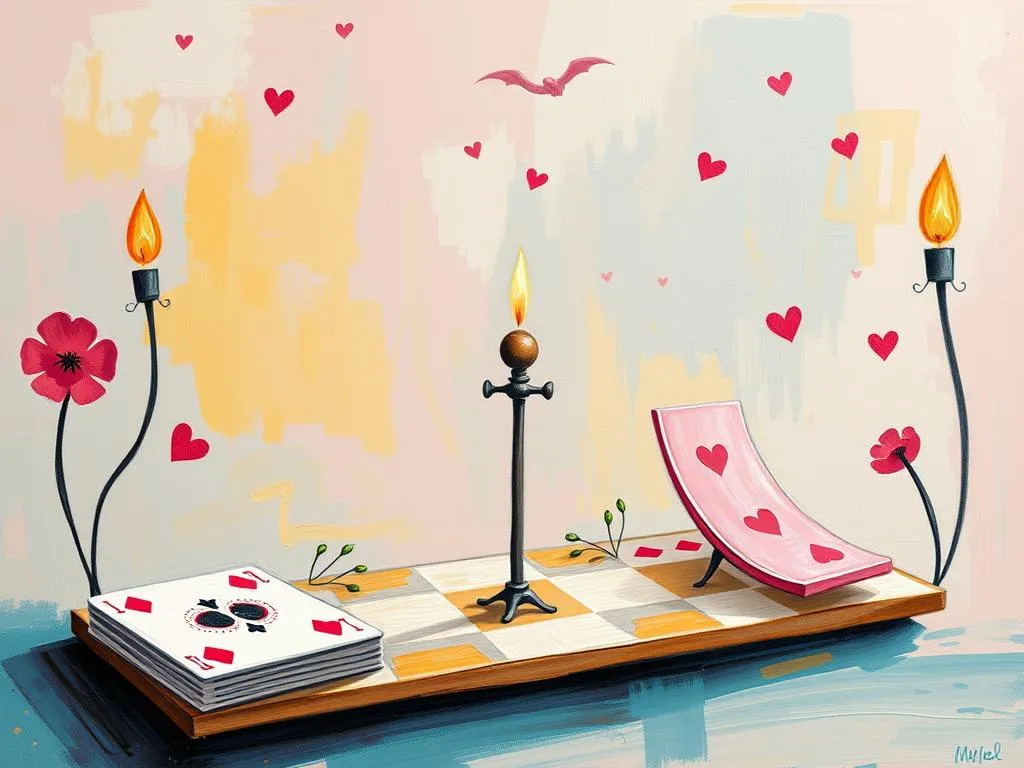 dream symbol pink deck of cards