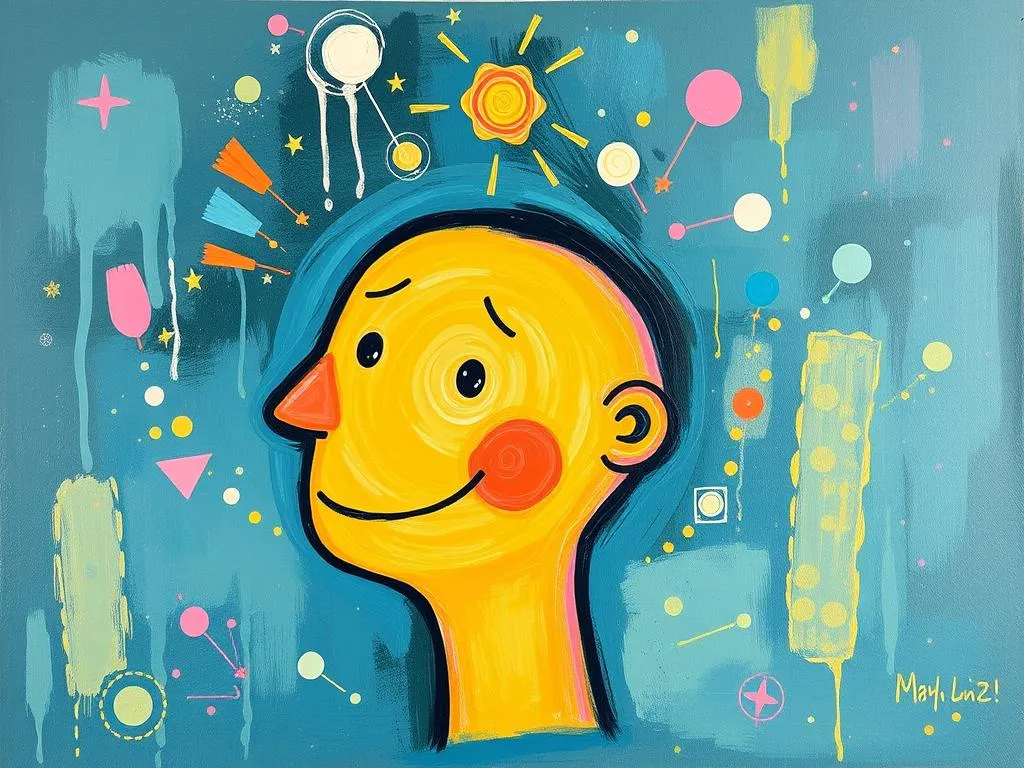 dream symbol pressing dot on head
