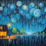 dream symbol raining night unveiling its mysterious significance