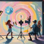 dream symbol recording crew behind the scenes