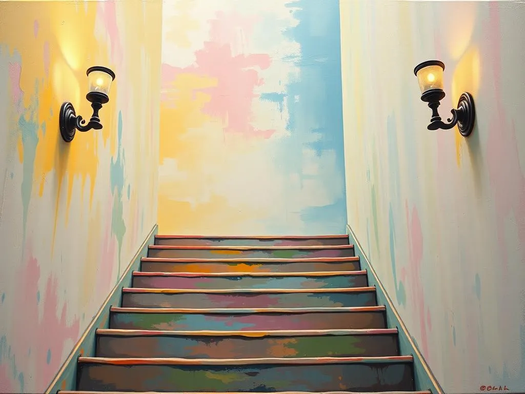 dream symbol running down stairs meaning interpretation