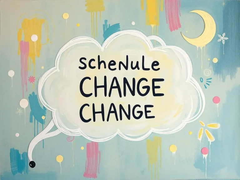 Dream Symbol Schedule Change