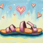 dream symbol slide sandals