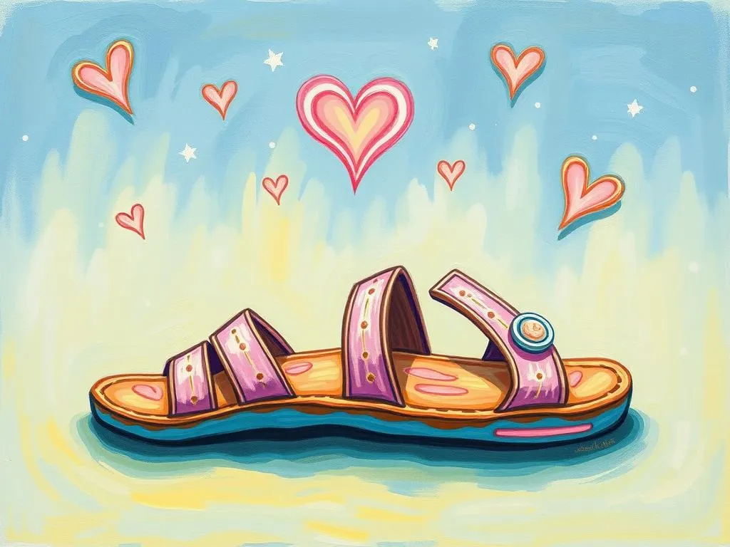 dream symbol slide sandals