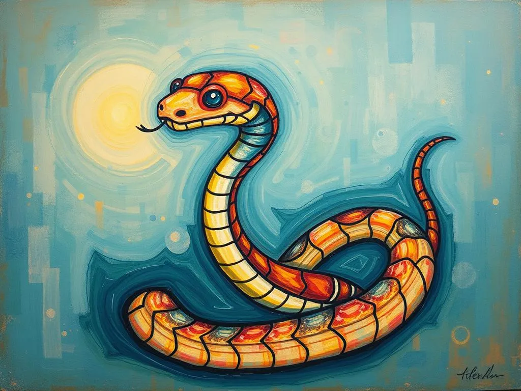 dream symbol snake with lines ancient lore and hidden meanings