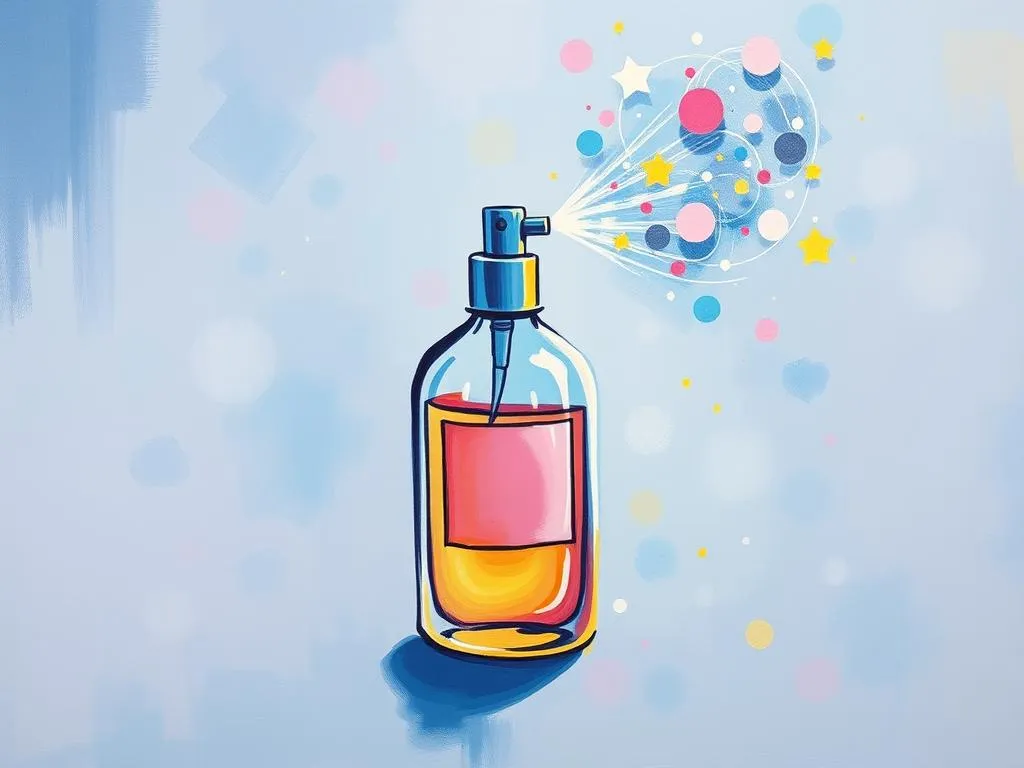 dream symbol spraying perfume