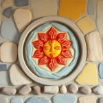 dream symbol stone wall with symbols