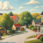 dream symbol suburban area