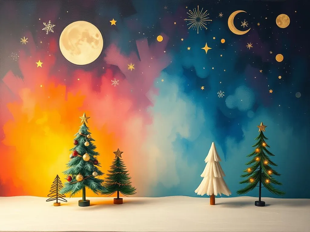 dream symbol table top christmas trees