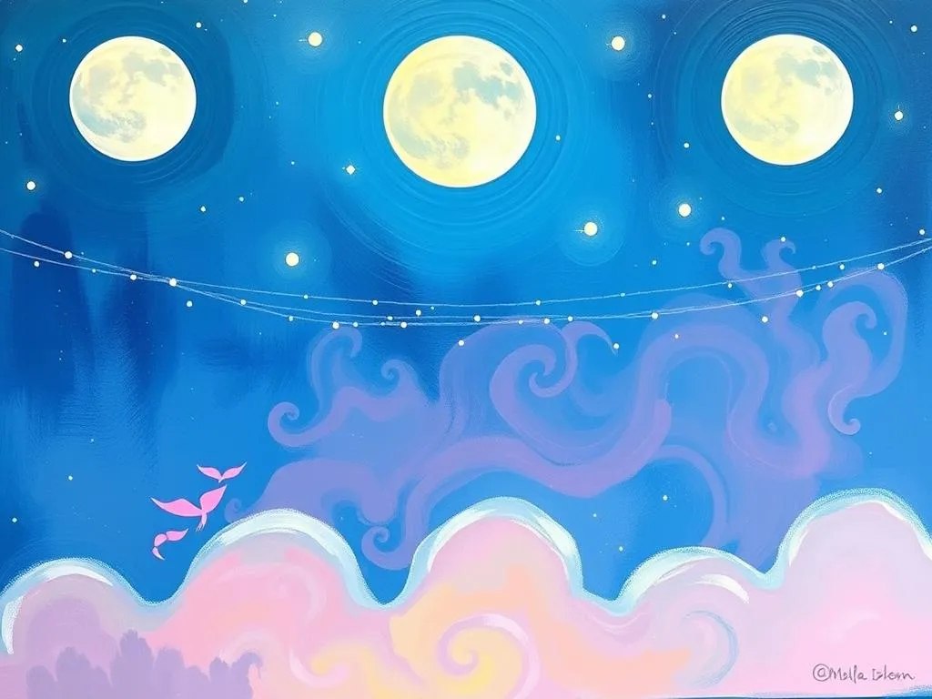 dream symbol three moons