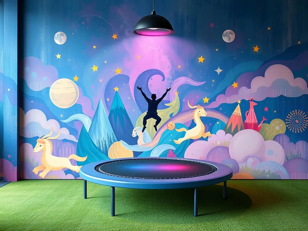 dream symbol trampoline place