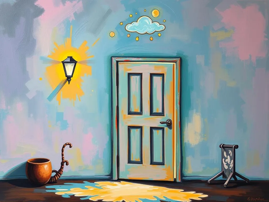 dream symbol turning back door