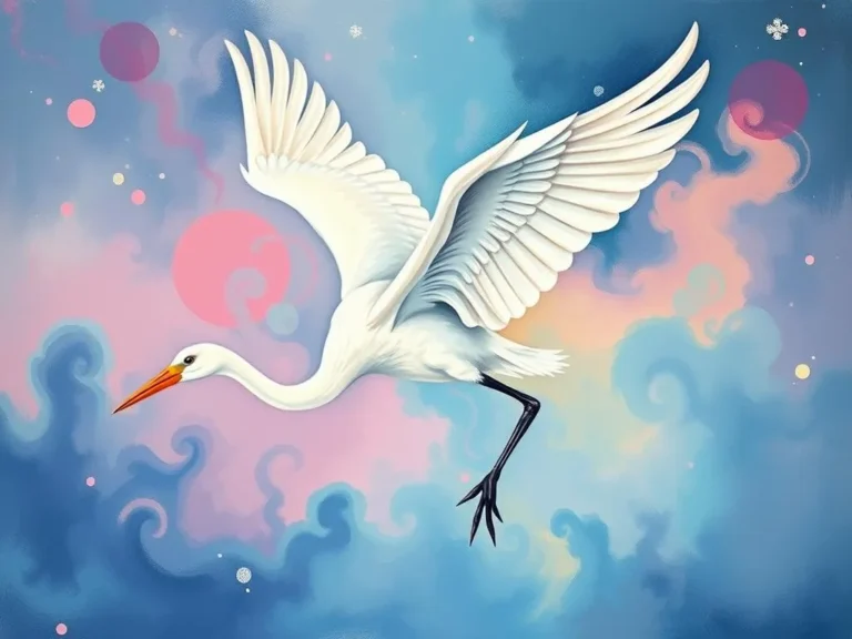 Dream Symbol White Crane