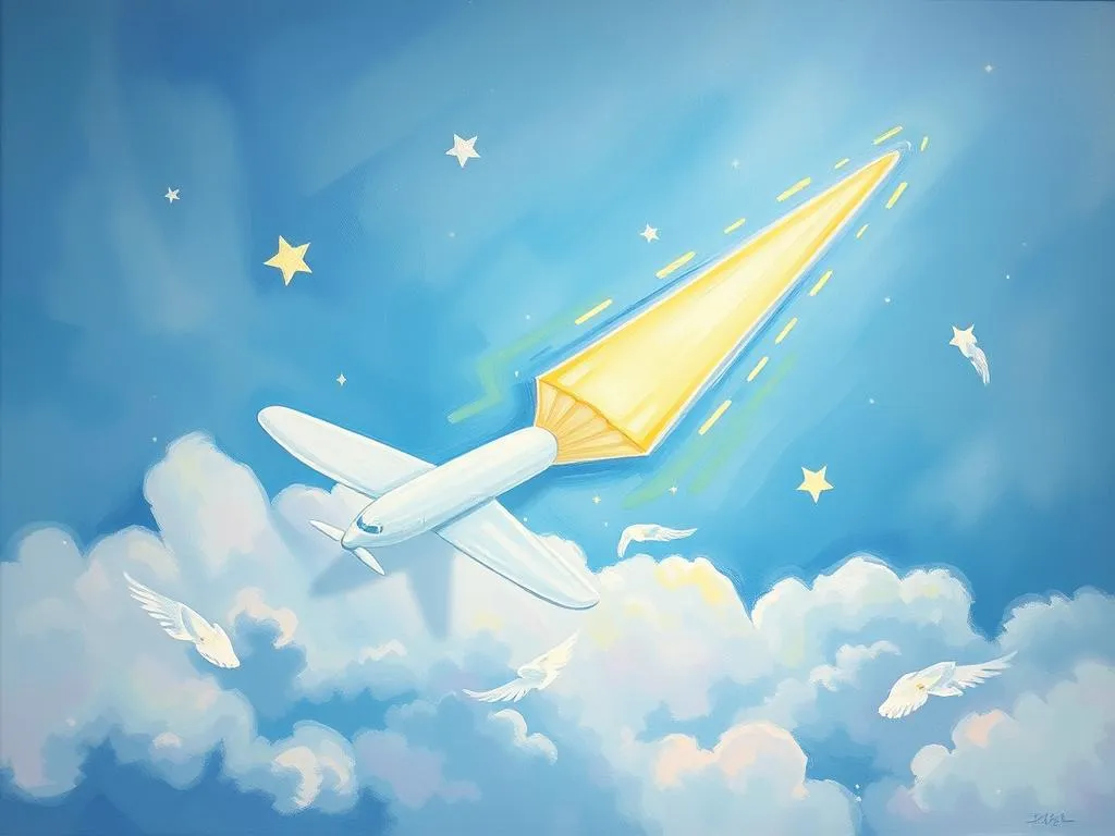 dream symbol white plane unveiling hidden meanings messages