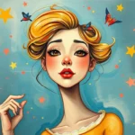 dream symbol young slim lady