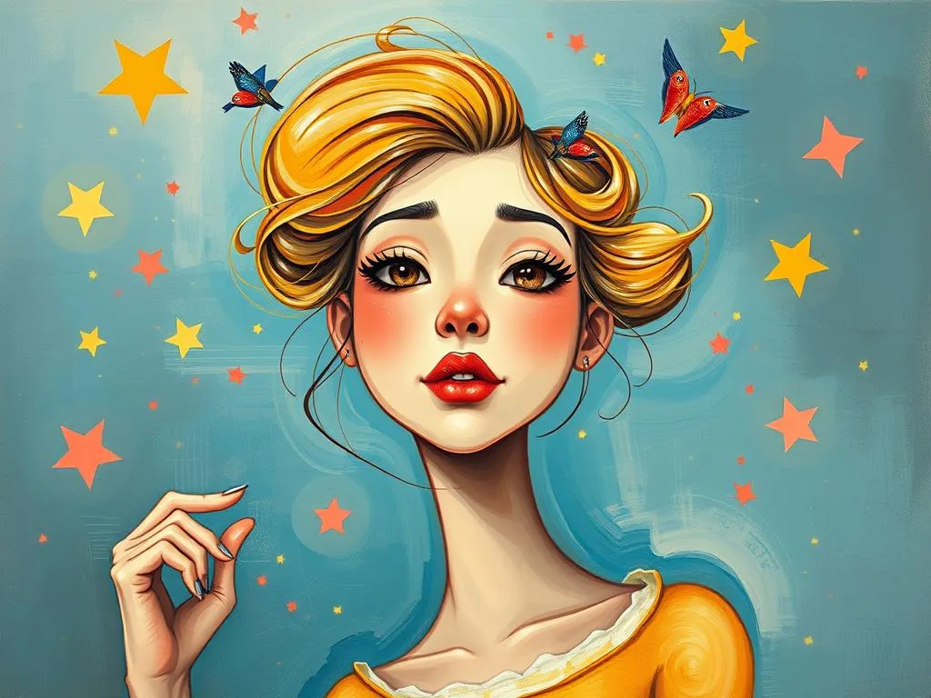 dream symbol young slim lady