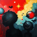dream symbolism black and red