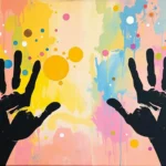 dream symbolism black handprints