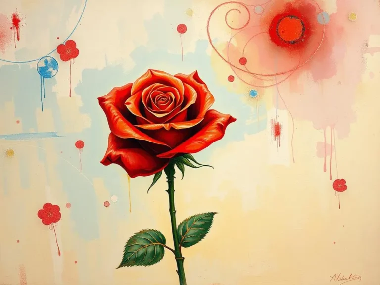 Dream Symbolism Deciphering Red Rose Message