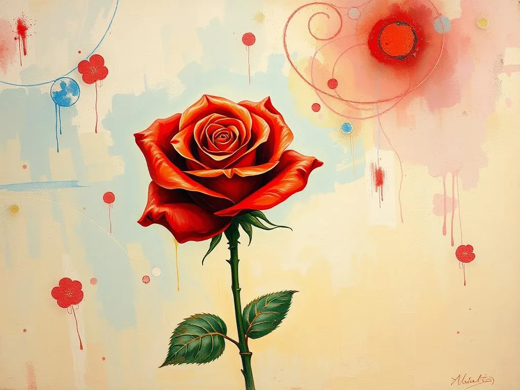 dream symbolism deciphering red rose message