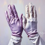 dream symbolism meaning of violet and white leather gloves