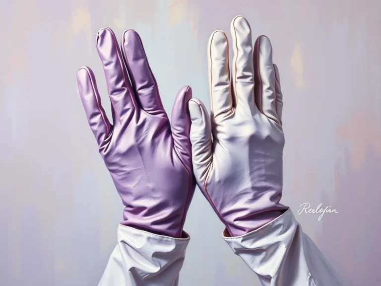 Dream Symbolism Meaning of Violet and White Leather Gloves