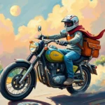 dream symbolism motorcyclist riding wild and free