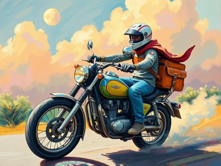 Dream Symbolism: Motorcyclist Riding Wild and Free