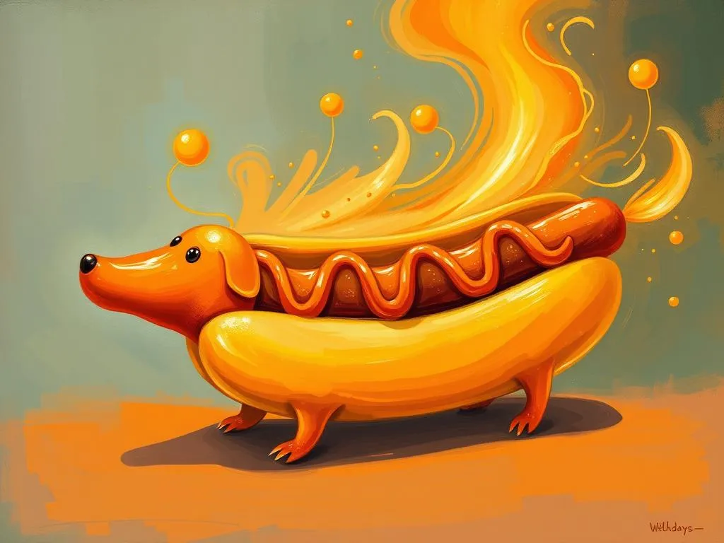 dream symbolism orange hot dog wiener