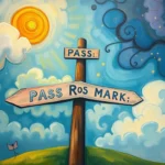 dream symbolism pass marks navigating crossroads success failure