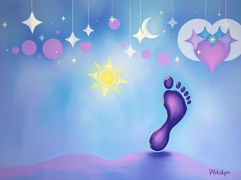 Dream Symbolism: The Mystique of Purple Footprints