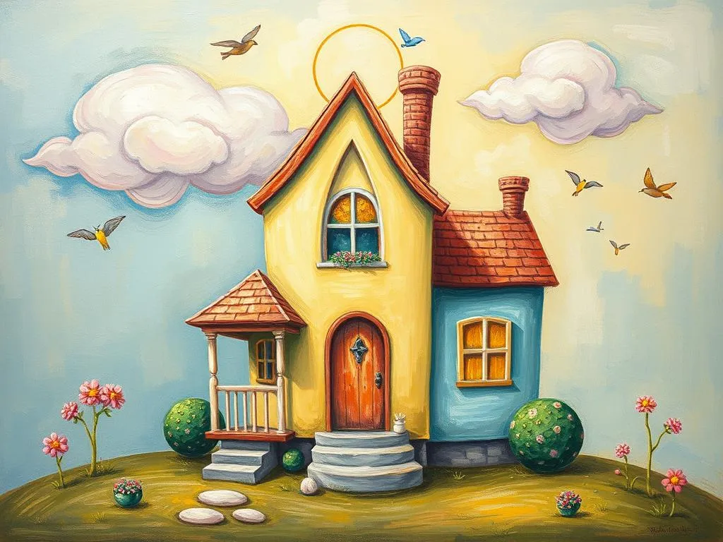 dream symbolism separate house