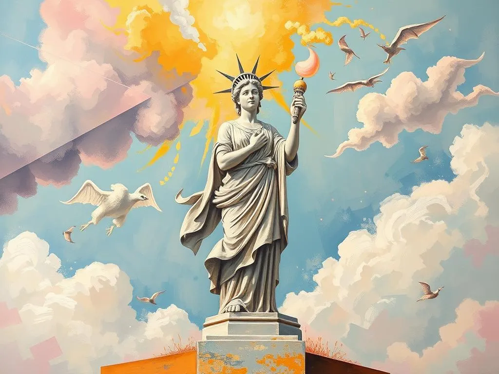 dream symbolism trying to take a statue out