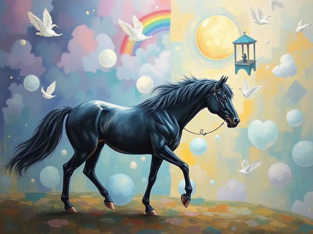 dream symbolism unraveling significance black horse gram dreams