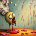 dream symbolism vomiting blood and mucus