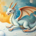 dream symbolism white snow dragon