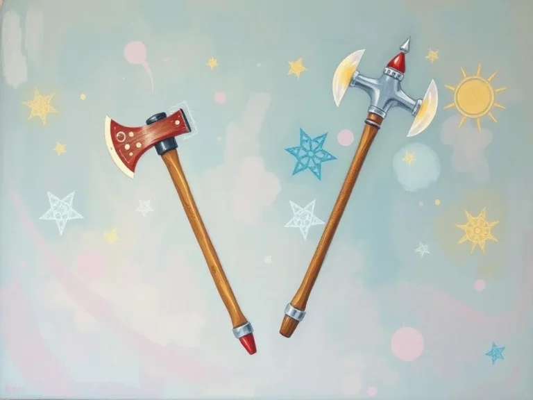 Dream Symbols Axe and Rods